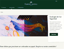 Tablet Screenshot of faber-castell.com.br