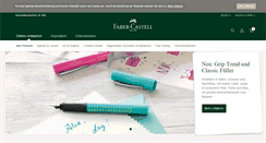 Desktop Screenshot of faber-castell.at