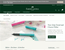 Tablet Screenshot of faber-castell.at