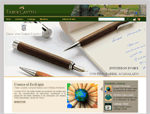Tablet Screenshot of faber-castell.com.mx
